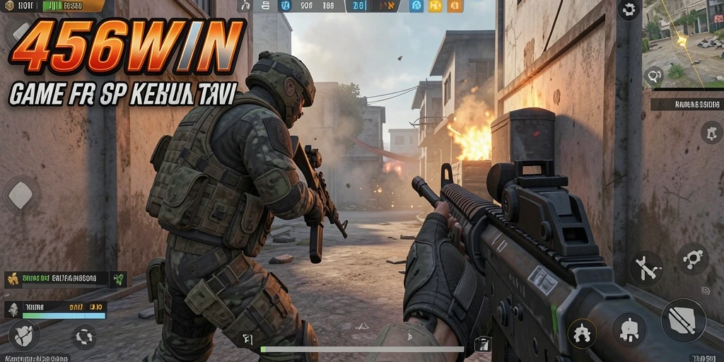 Gameplay seru dari 456WIN dalam pertempuran FPS yang menantang.