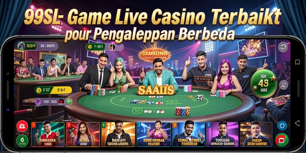 Tampilan gameplay Live Casino yang seru dan interaktif.
