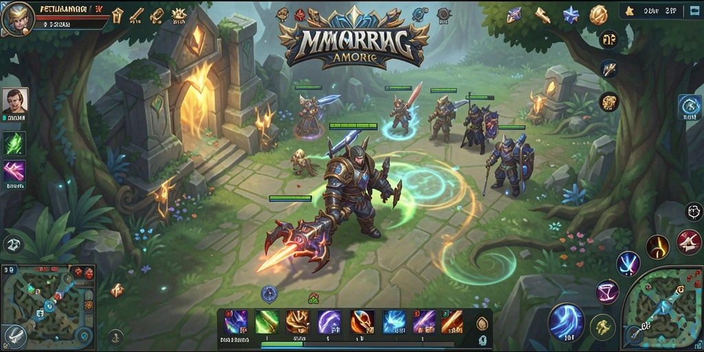 Tangkapan layar A200M menampilkan gameplay seru dalam dunia MMORPG.