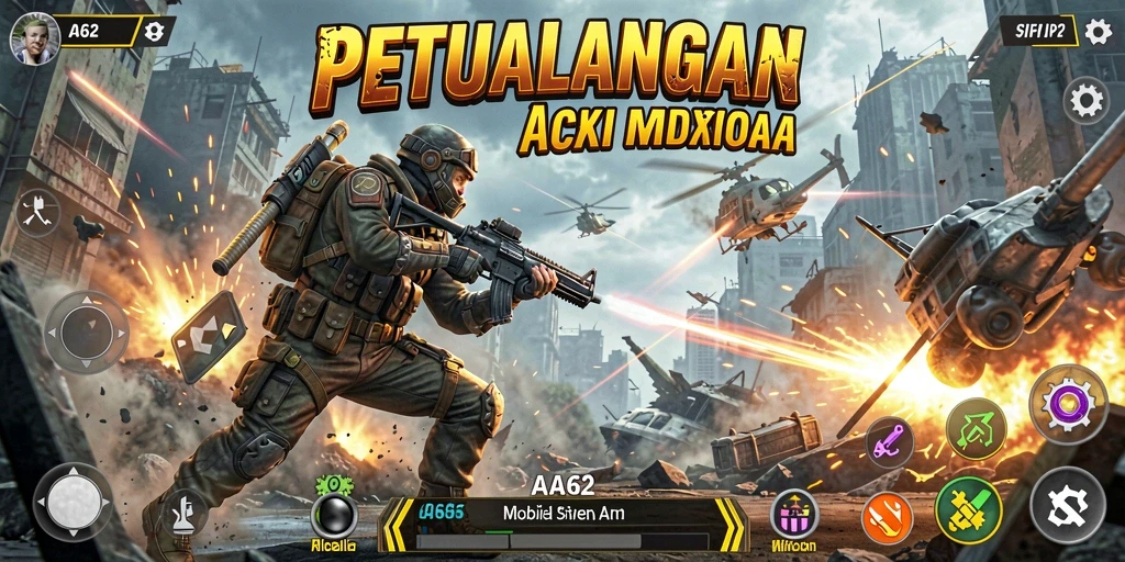 Screenshot gameplay AA62 yang menampilkan aksi seru dan grafis memukau.