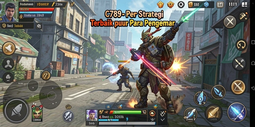 Tangkapan layar C789 menampilkan pertempuran strategi yang mendebarkan.