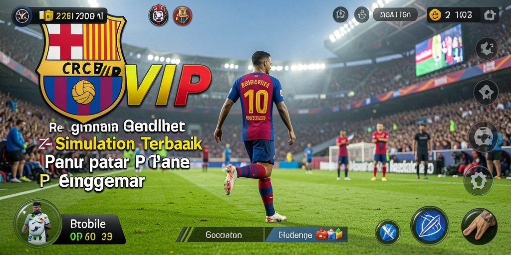 Tangkapan layar CR7VIP menampilkan aksi permainan sepak bola yang mendebarkan.