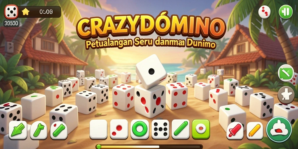 Gameplay seru di dunia domino yang luas.