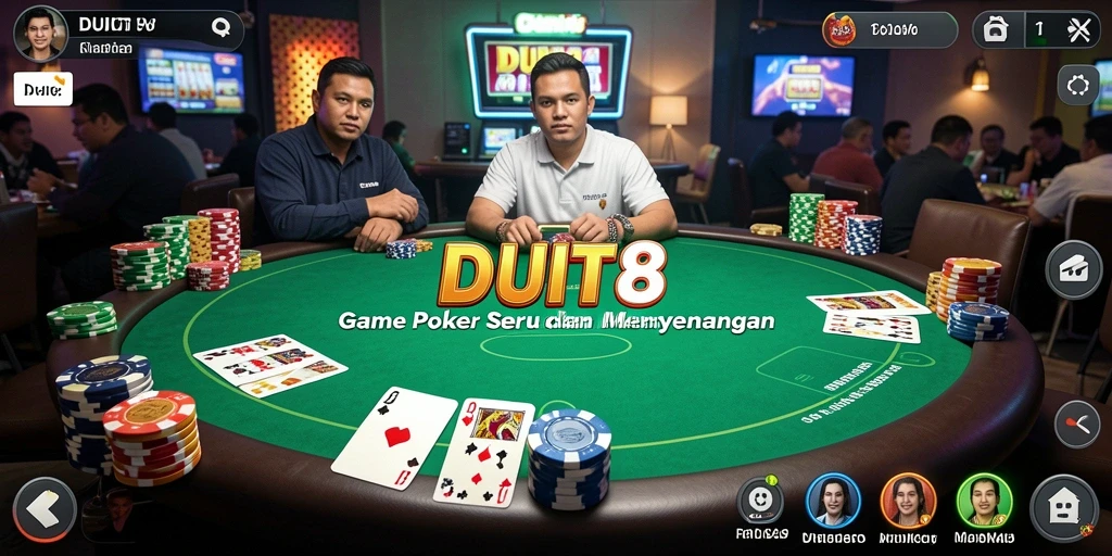 Tampilan screenshot permainan Poker yang memikat dan penuh aksi.