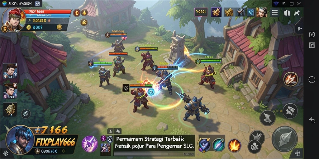 Gameplay FIXPLAY666 yang seru dan strategis.