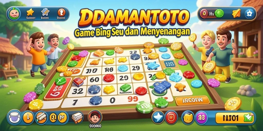 Tampilan screenshot IDAMANTOTO menampilkan permainan Bingo yang seru.