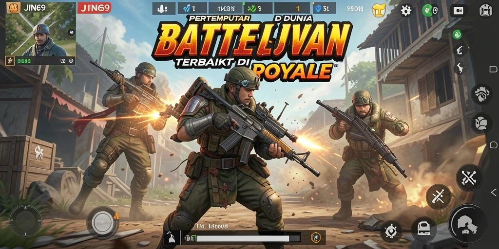 Gameplay intens JIN69 dengan aksi pertempuran seru.