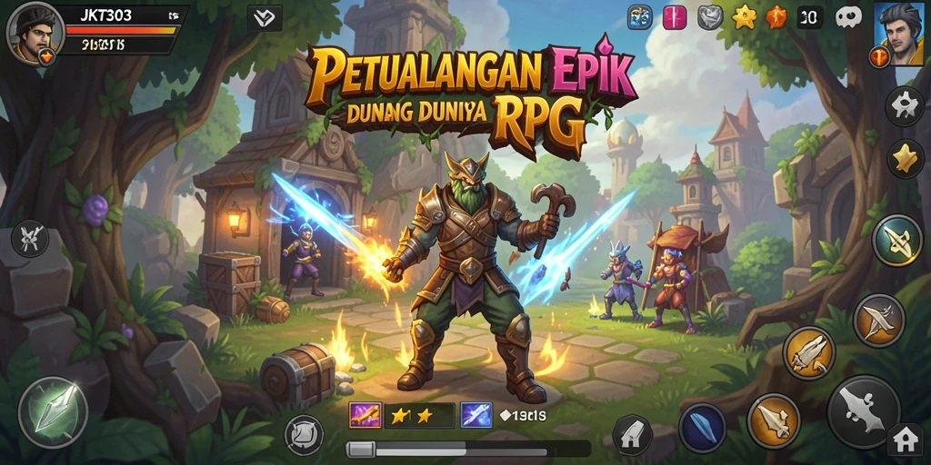Gameplay menakjubkan JKT303 di dunia RPG yang penuh petualangan.