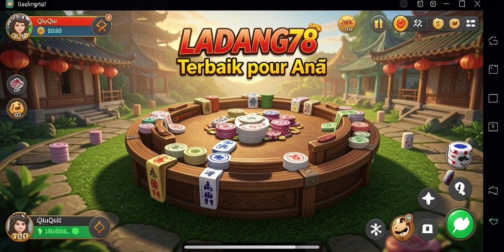 Tampilan gameplay QiuQiu yang mengasyikkan di LADANG78.