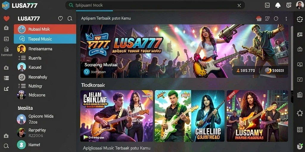 Tampilan gameplay LUSA777 yang seru dan interaktif.