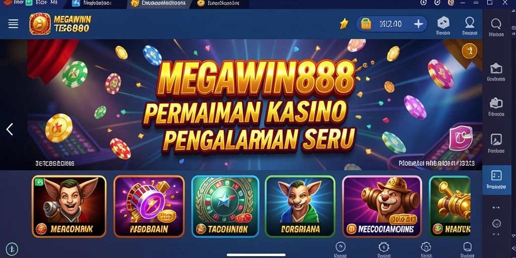 Tampilan mendebarkan gameplay MEGAWIN888 yang menarik.