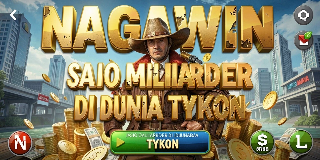 Tangkapan layar gameplay NAGAWIN menunjukkan pengalaman bermain Tycoon yang mengasyikkan.