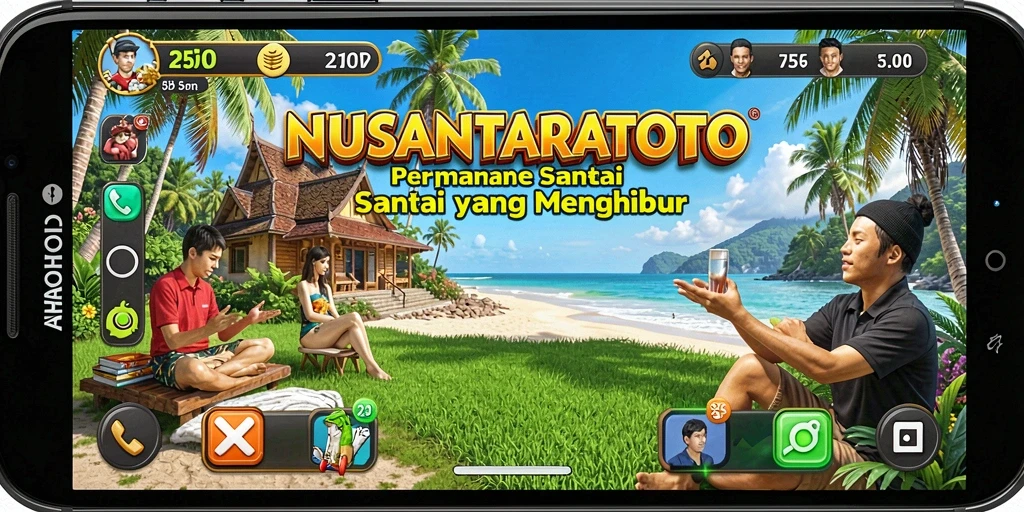 Tampilan gameplay NUSANTARATOTO yang seru dan penuh warna.