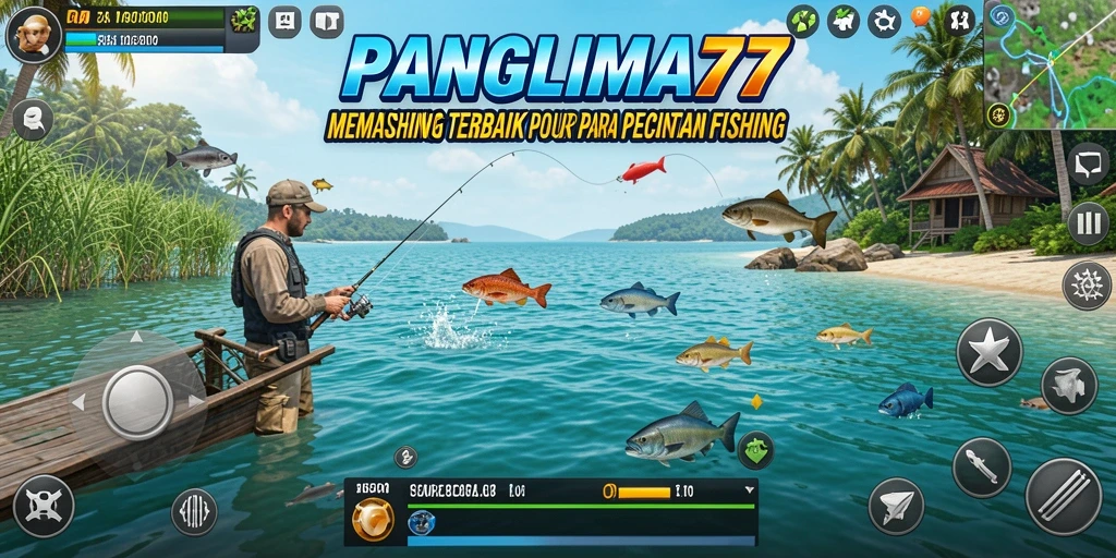 Tampilan menarik gameplay Fishing di PANGLIMA77 yang penuh tantangan.