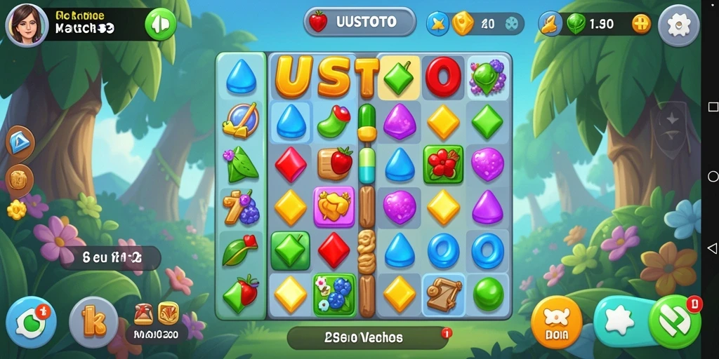 Tampilan gameplay seru UUSTOTO dengan grafis menarik.